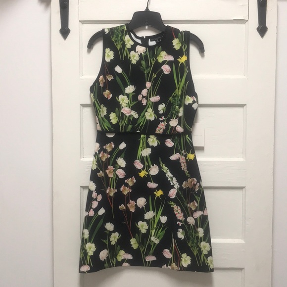 NWT Victoria Beckham for Target Floral Print Dress - Picture 3 of 14